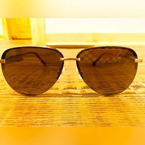 DIFF Tahoe Gold Gradient Sunglasses
